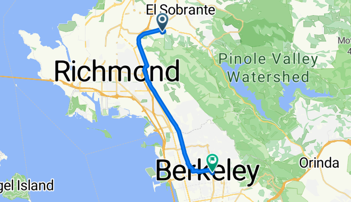3913–3999 El Monte Rd, El Sobrante to 2020 Shattuck Ave, Berkeley
