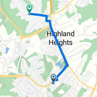 High-speed route in Highland Heights
