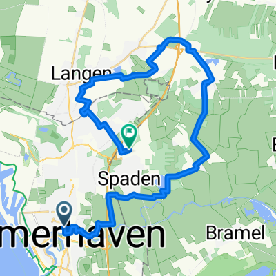 Buschkämpen-Spadener See-Laven-Wehden-Debstedt-Langen-Spaden