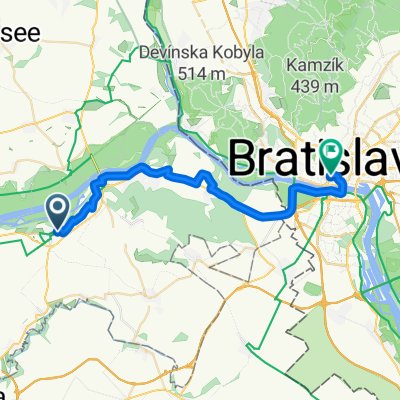 Petronell - Bratislava 28km
