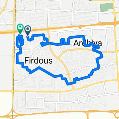 Relaxed route in Doha