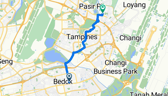 8 Bedok North Avenue 3, Bedok to 429 Pasir Ris Drive 6, Pasir Ris