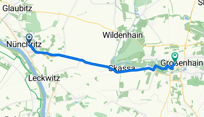 Von Nünchritz nach Großenhain