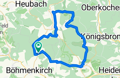 Route in der Bikemap App öffnen