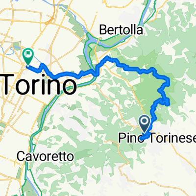 Via Osservatorio, Pino Torinese to Corso Regina Margherita 176, Torino