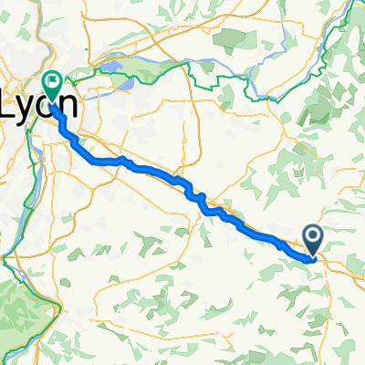25 Avenue du Maréchal Leclerc, Bourgoin-Jallieu to 10 Boulevard Marius Vivier-Merle, Lyon