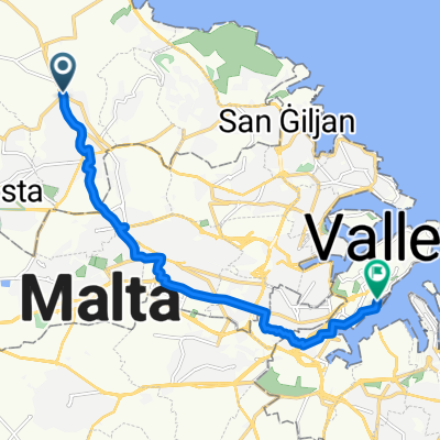 Slow ride in Floriana