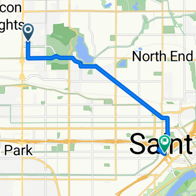 B2B 55108 &gt; 55102 via Como Ave