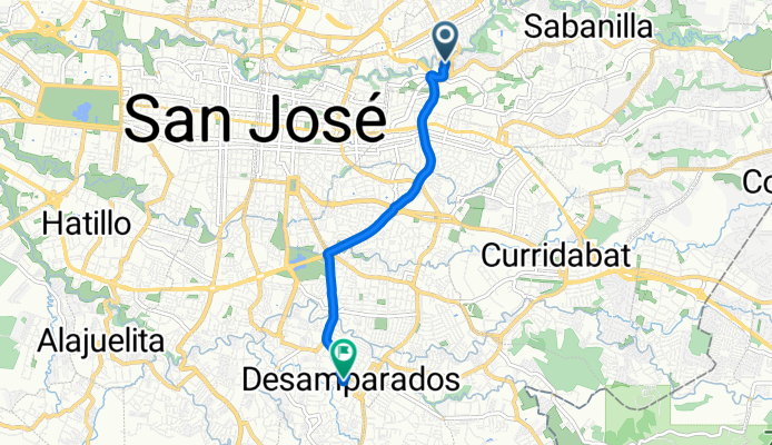 Paseo intenso en Desamparados