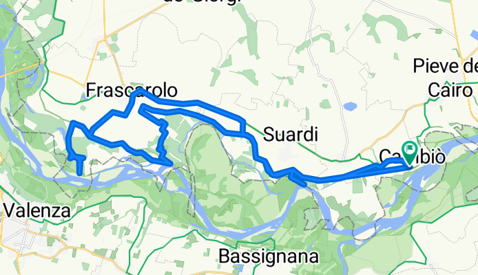 Via Maestra in Cambiò, Gambarana to Via Maestra in Cambiò, Gambarana