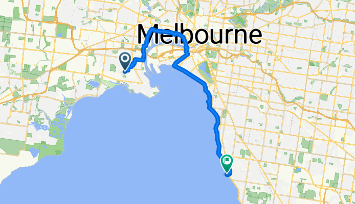 Relaxed route in Sandringham