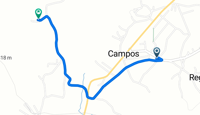 Rota relaxada em Campos