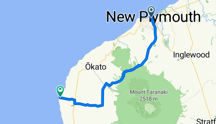 New Plymouth to Cape Egmont