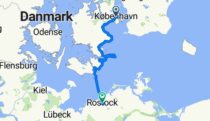 Copenhagen to Rostock, Germany