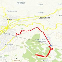 Ruta constante en Medellín