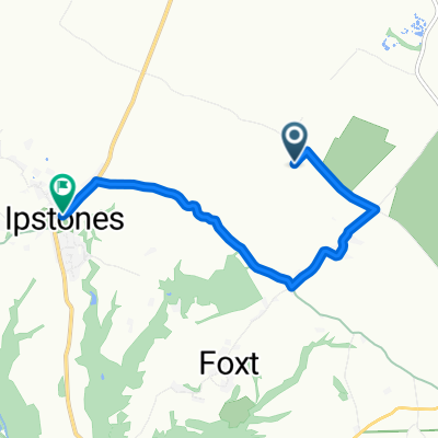 Cock Intake Farm, Ipstones Edge, Stoke-on-Trent to 1 Brookfields Road, Stoke-on-Trent