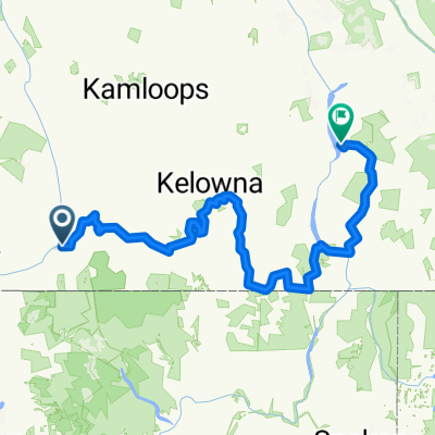 Kettle Valley Rail Trail Route