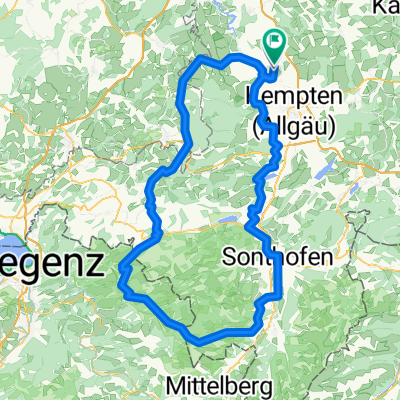 Tagestour entlang der Allgäuer Alpen