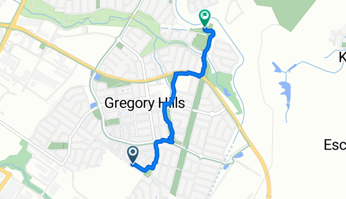 Cracking ride in Gregory Hills