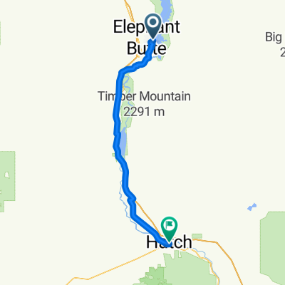 101 NM-195, Truth Or Consequences to 119 E Davis St, Hatch