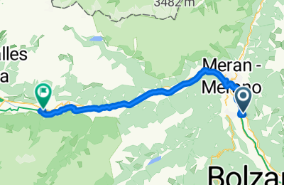 Route in der Bikemap App öffnen