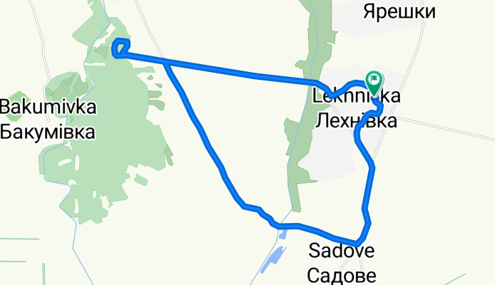 Расслабленный маршрут в Лехнівка