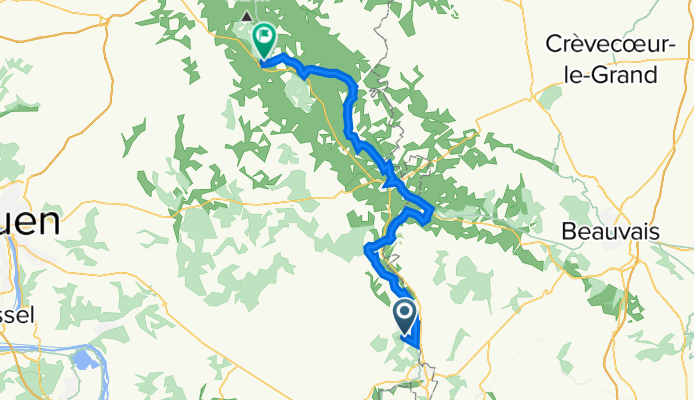 Etappe 10 // Bazincourt -- Forget-les-Eaux