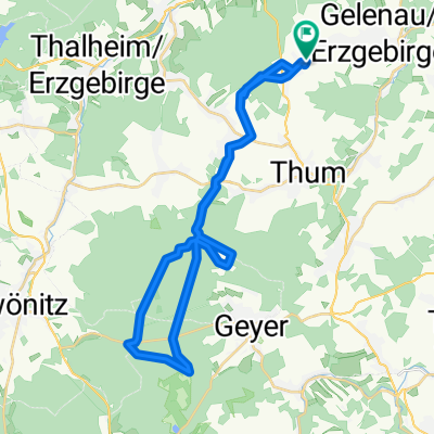 Gelenau-Greifensteine und zurück