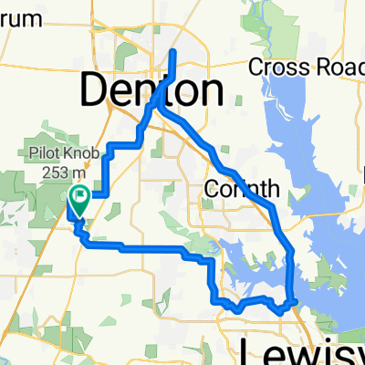 5505 Balmorhea Dr, Denton to 5500–5702 Balmorhea Dr, Denton