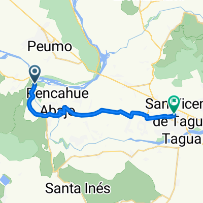 San Vicente - San José de Marchihue - Los Maitenes - Cruce Ruta 90 (Marchihue), San Vicente to Michimalongo 195–315, San Vicente