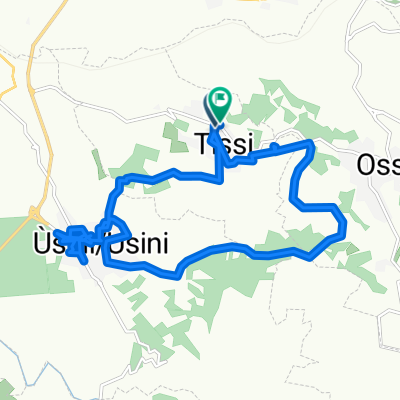 Giro a velocità costante in Tissi/Usini