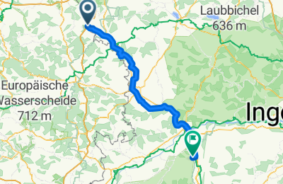 Route in der Bikemap App öffnen