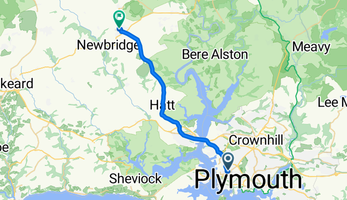 short route for road bike