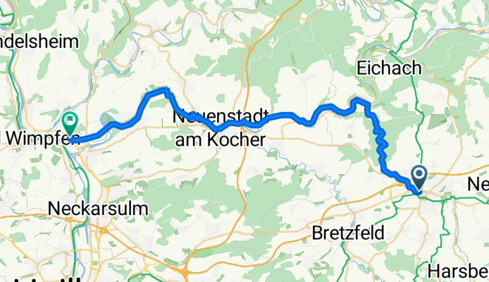 Öhringen - Hbf Bad Friedrichshall