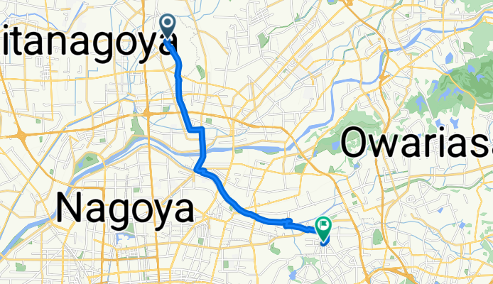Toyoba Hayashizaki, Toyoyama-Cho, Nishikasugai-Gun to 6-9, Kyomei 2-Chōme, Chikusa-Ku, Nagoya-Shi