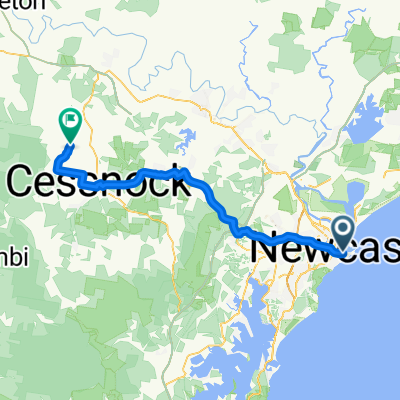 227 King Street, Newcastle to McDonalds Road, Pokolbin