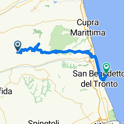 Route from Contrada Trivio 2, Ripatransone