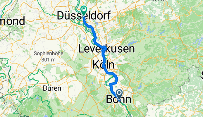 Bonn - Düsseldorf
