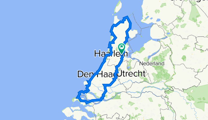 Holland 2022 Bike route