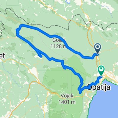 Bike Permani-Lanišće-Matulji