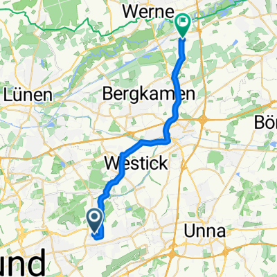 Bienenstraße 7–35, Dortmund to Rünther Straße 127A–129, Bergkamen