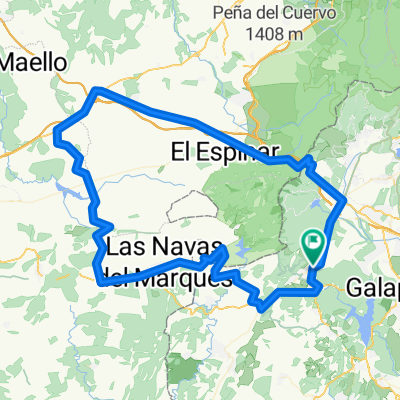 Escorial-Leones-Cruz de Hierro-Las Lanchas-Hoyo de Guija-Robledondo-Escorial