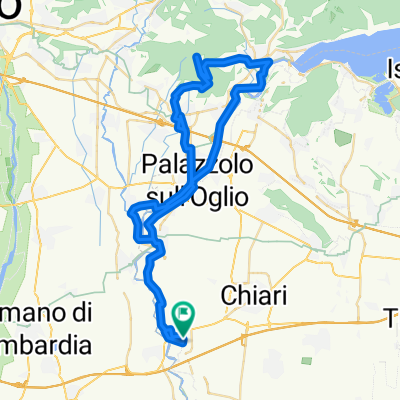 Da Via Rudiano 13, Urago D'oglio a Via Rudiano 11, Urago D'oglio