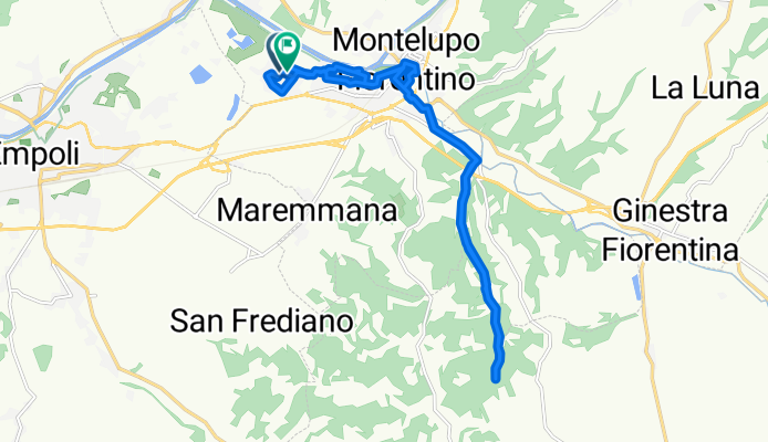 Giro a velocità costante in Fibbiana