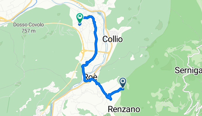 Da Sentiero Madonna del Rio - Milord, Salò a Via Casello 6F, Vobarno