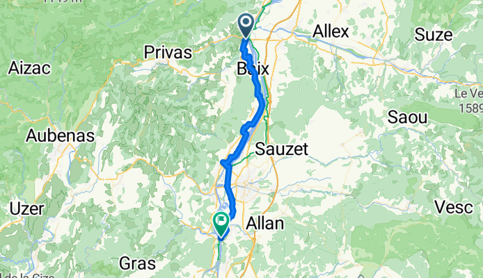 15: ViaRhôna de Le Pouzin / Cruas à Chateauneuf du Rhône / Viviers