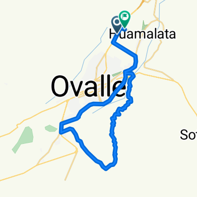Route from Autopista La Serena - Ovalle, Ovalle