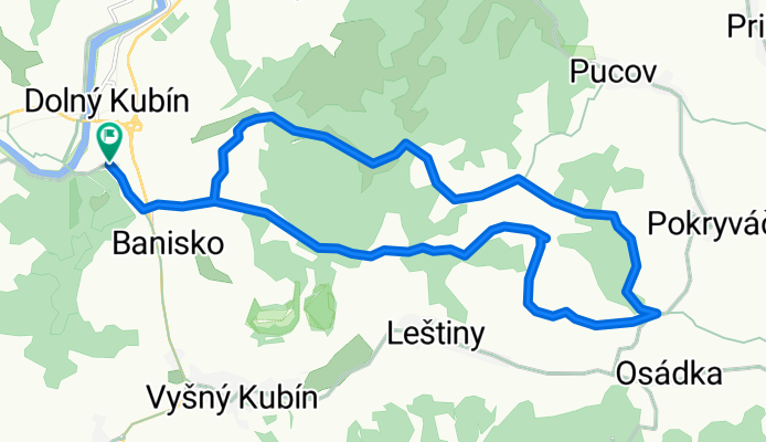 Dolný Kubín - Srňacie - Sv.Vendelín - Pred.Krnáč