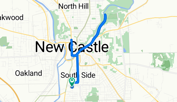1314 S Jefferson St, New Castle to 1314 S Jefferson St, New Castle