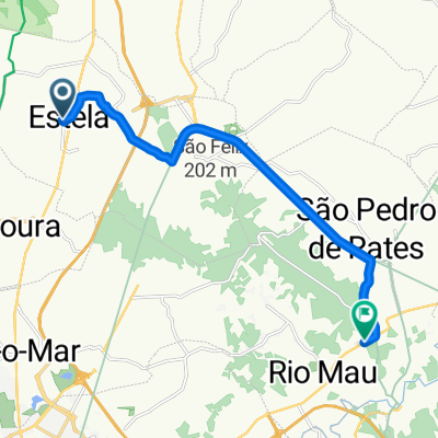 De Rua do Pinheiro Manso 41, Estela a Rua da Serra 25, Rio Mau